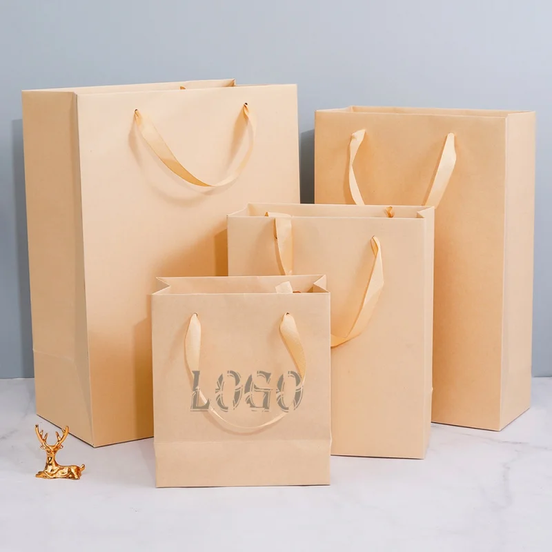 Customized product、Customised Cloth Boutique Cardboard Packaging Matte Cheap Pink Paper Bag with Your Own Logo For Sm