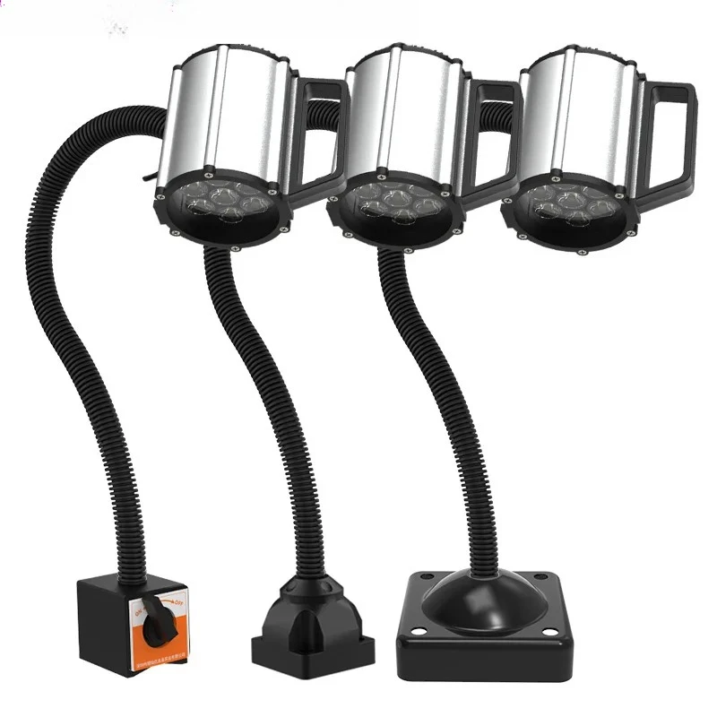 

220V Strong Magnetic CNC Milling Machine Lathe Light 24V Three Proof LED Machine Tool Work Light