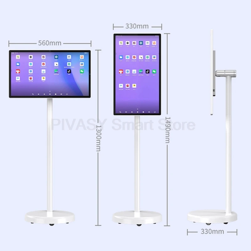 Hot size 24Inch Smart Wireless Display Touch Screen Android Portable Smart Tv Indoor Conference Mobile for Gym Gaming Television