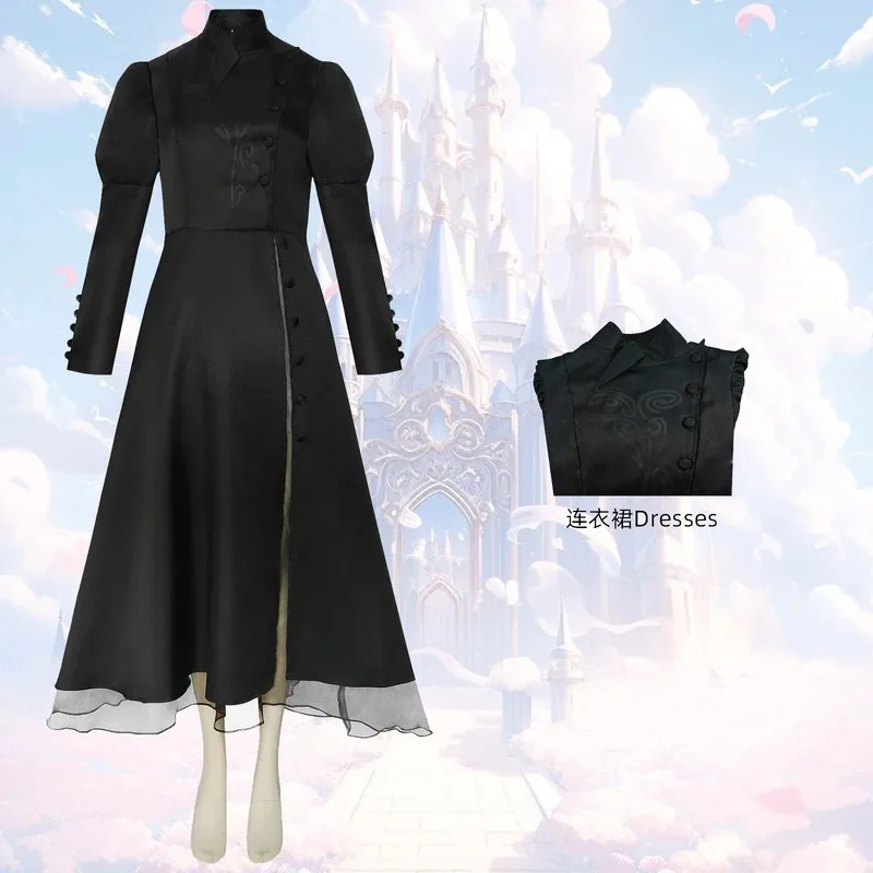 زي الساحرة الشريرة السحرية للهالوين، زي أداء المسرح التأثيري للسيدات