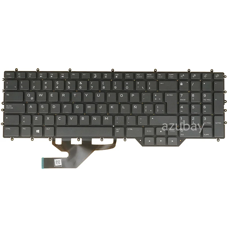 Laptop Keyboard for DELL Alienware M17 R2 2019 ,Area 51m r2 ,Per-key RGB Backlit