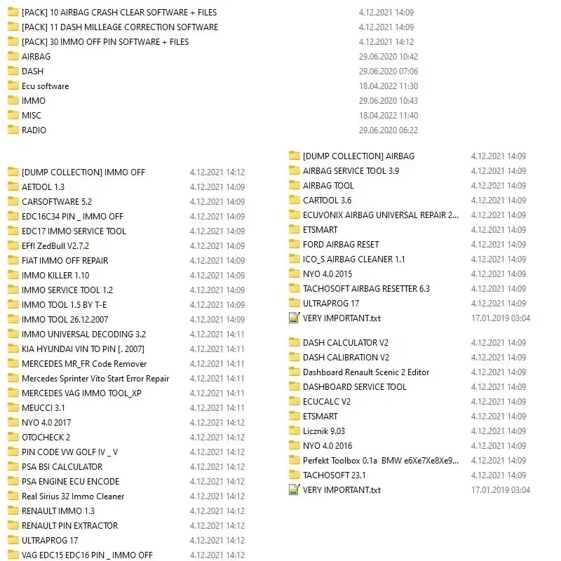 32GB Full Software Pack Mileage Correction Airbag Crash Clear IMMO off Dash & IMMO Car Diagnostic Tools