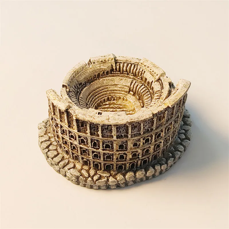 Italian Creative Colosseum Ornament Decoration Tourist Souvenirs Three-dimensional Painted Home Collection Souvenir