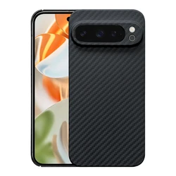 Luxury 1500D Aramid Carbon Fiber Phone Cover For Google Pixel 9 Pro XL Case Ultra Thine Deluxe Kevlar Cover