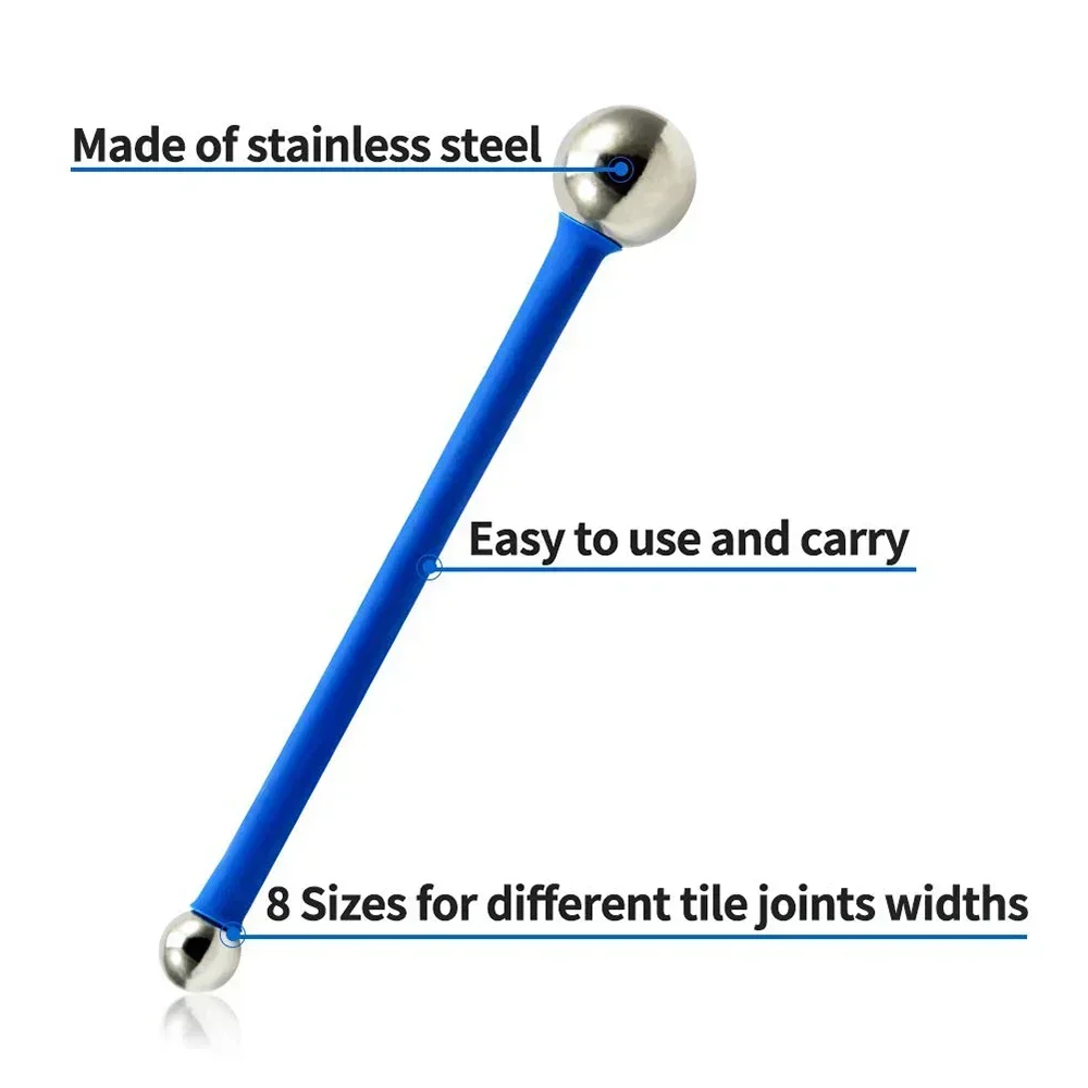 4 stuks professionele doe-het-zelf roestvrij staal polymeerklei gereedschap vul- en kit kit tegelvoegen vloerdruk naadstok