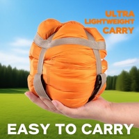 Camping supplies Ultralight Envelope Sleeping Bag for Adults Camping Hiking Backpacking Beach Travel Mini Sleeping Mat 190x75cm