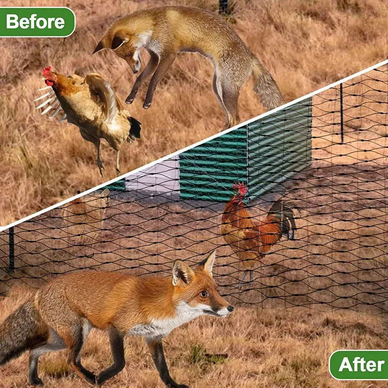 ตาข่ายนก2X สำหรับป้องกันสวนตาข่าย4X10M ตาข่ายสัตว์ปีกสำหรับเล้าไก่รั้วตาข่ายกวาง