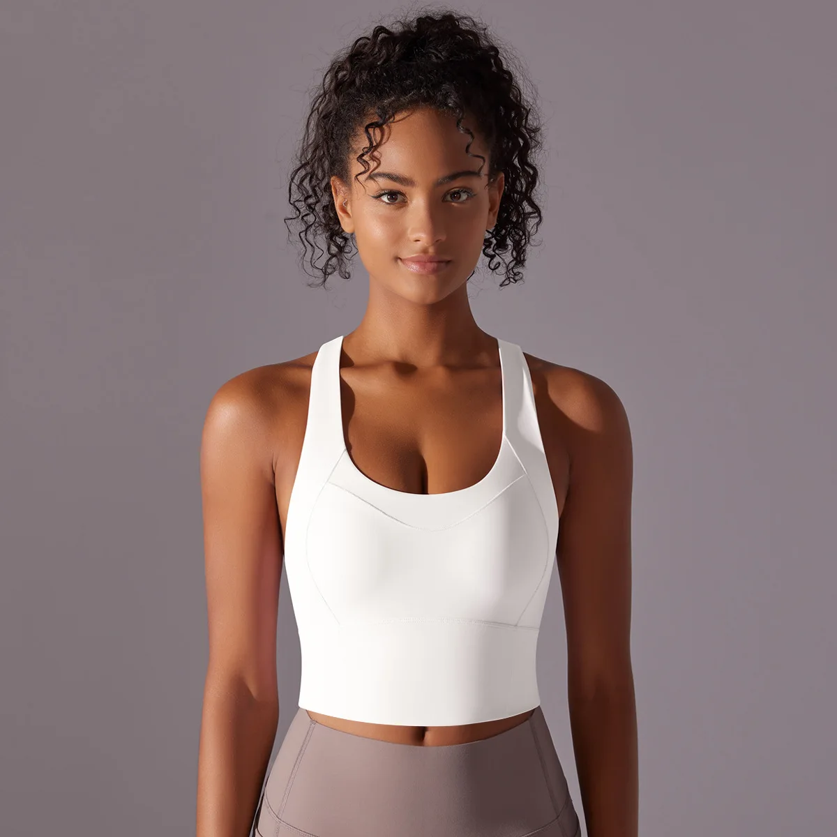 Dámské sportovní podprsenky na jógu, letní 2025, fitness, push-up, spodní prádlo, sportovní oblečení, dámské crop topy, oblečení na jógu - náhled 5