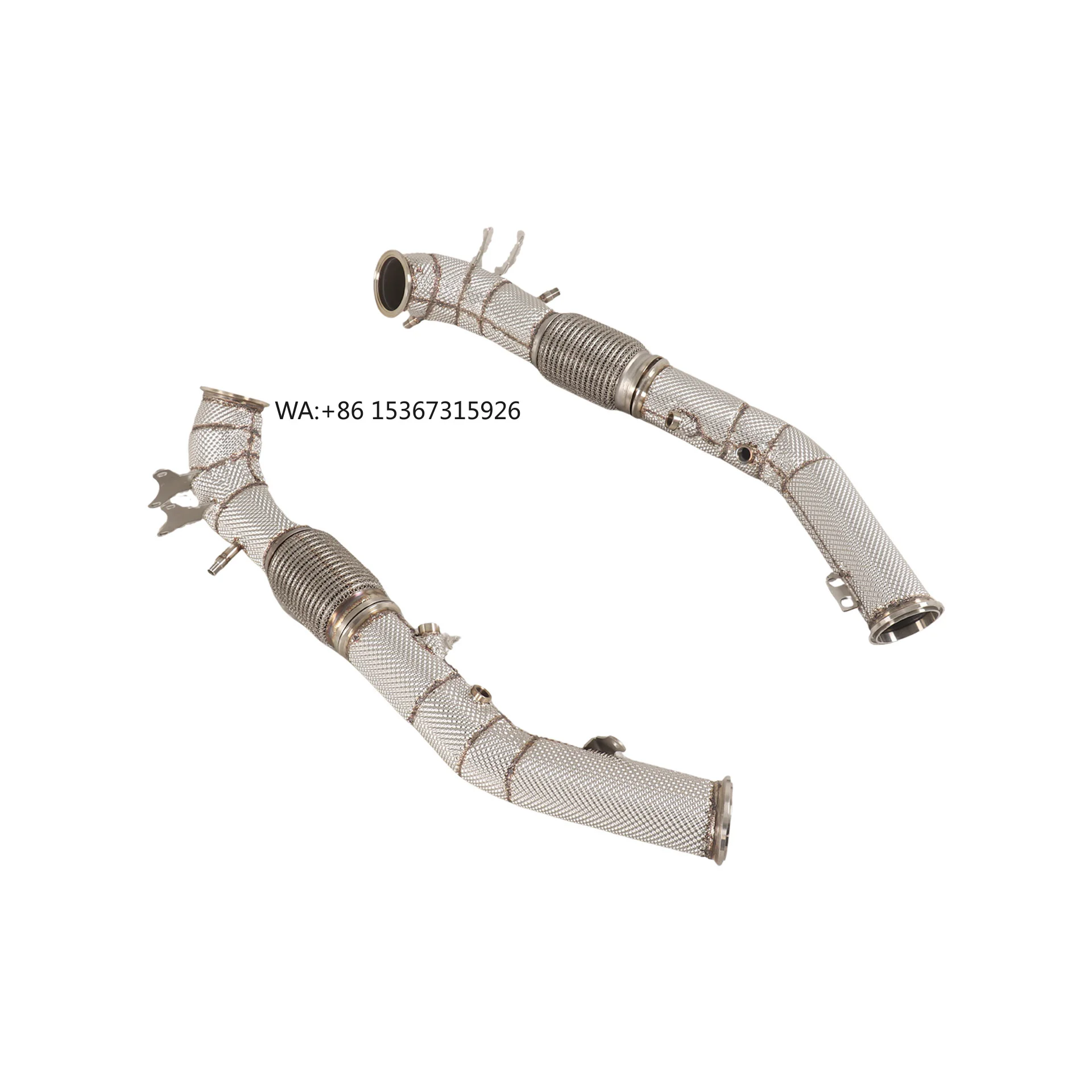 

YT Downpipe for Maserati MC20 Straight-through Front Section with Heat Insulation High Performance Front Pipe