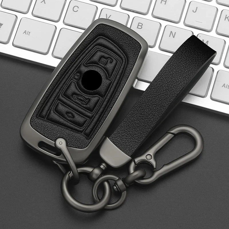 

Alloy Style Car Key Case Cover Shell For Bmw F20 F30 G20 F31 F34 F10 G30 F11 X3 F25 X4 I3 M3 M4 1 3 5 Series 4button Accessories