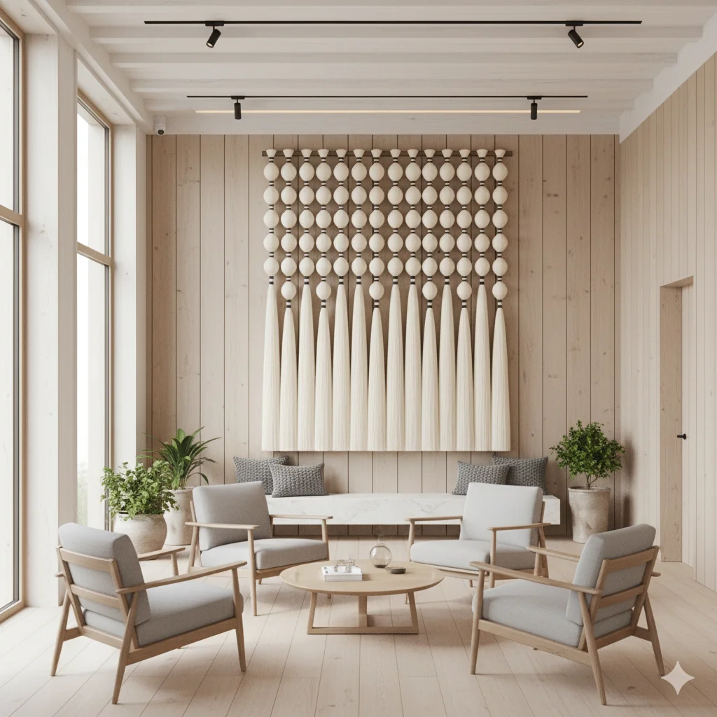 

Luxurious Boho Tapestry Handcrafted Ball Bubble Macrame Wall Art Hanging Living Room Art Wall Decoration for Home Luxury