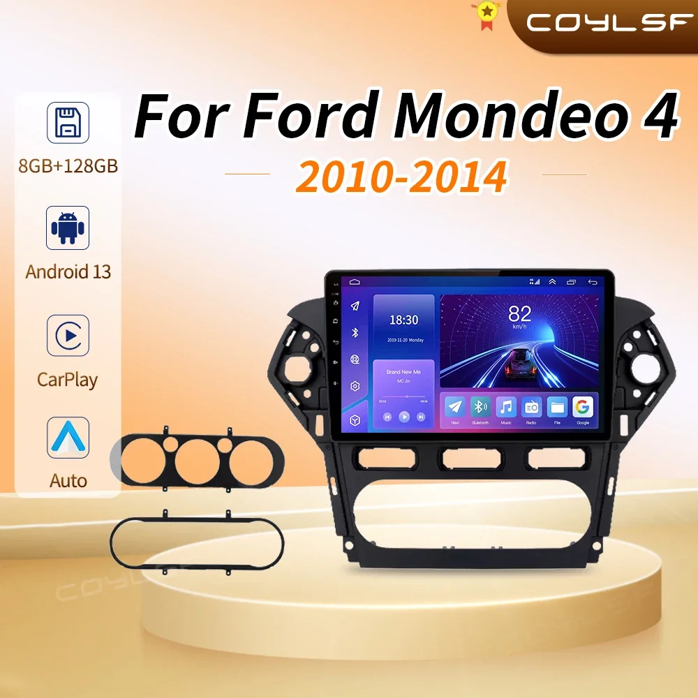 

8 Core 5G Android 12 2 din Car Radio Multimedia Video Player For Ford Mondeo 4 mk4 2010-2014 autoradio Carplay GPS