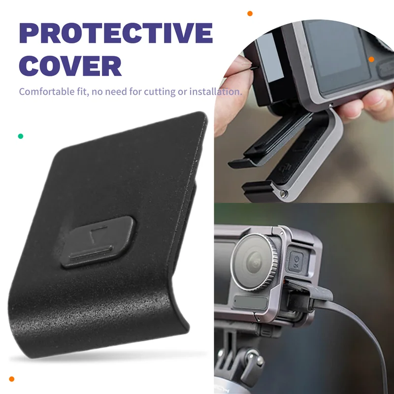 M16K-For DJI USB-C وغطاء منفذ Micro-SD غطاء حماية مقاوم للماء والغبار
