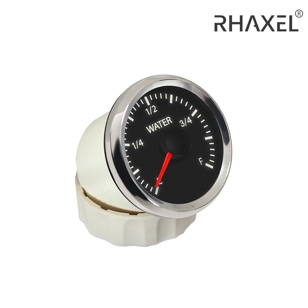 RHAXEL 52mm Wi-Fi Water Level Gauge with Backlight Programmable Meter Compatible with All Signal Sensor 12V/24V for Car Boat