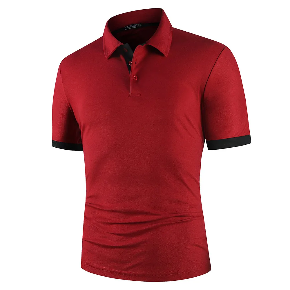 Polo à Manches Courtes pour Homme, Streetwear, Décontracté, à la Mode, de Haute Qualité, pour le Golf, Nouvelle Collection Été