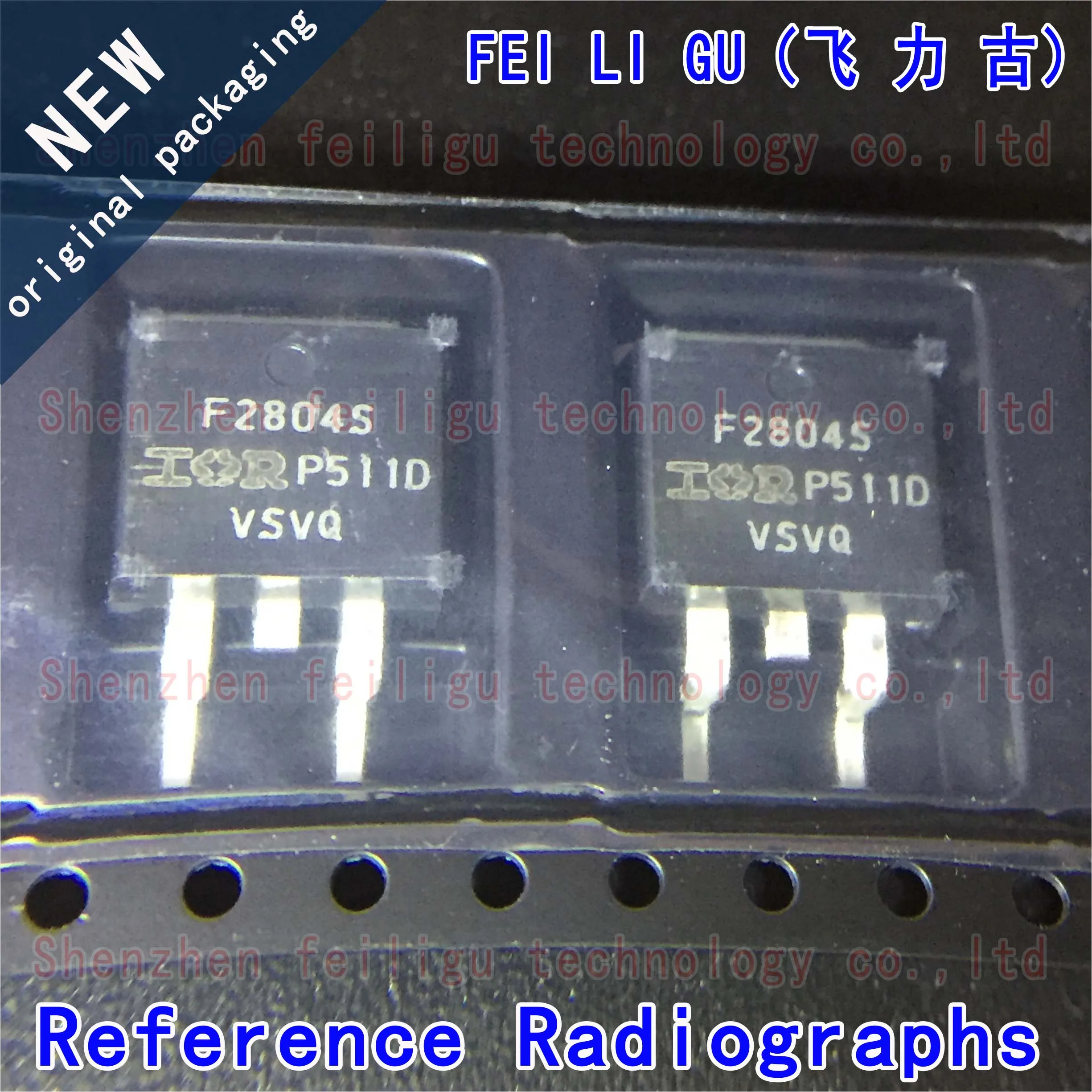 100% New Original IRF2804STRLPBF IRF2804SPBF IRF2804STR IRF2804S F2804S Package:SOT-263 40V 75A 300W N-channel MOSFET