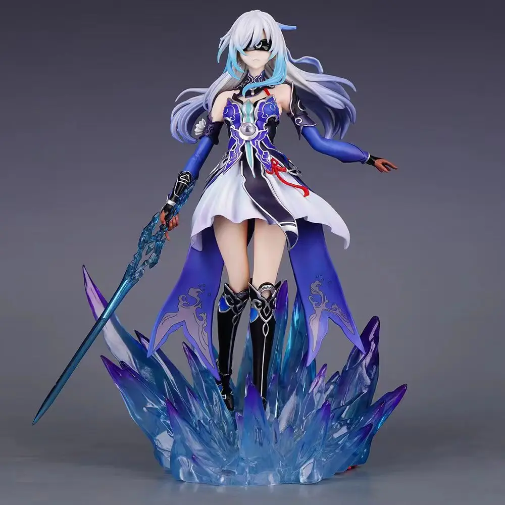 

29cm Jingliu anime Peripheral Scene Hand made Model Statue Case Table Top Decoration Action Figure Tidy Play Toy Gift Collection