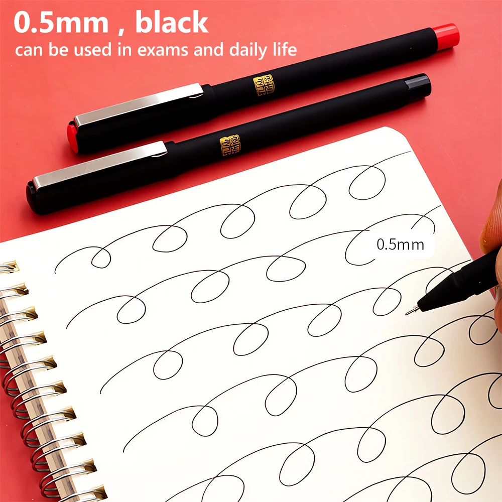 M & G-قلم جل للامتحان السلس ، قلم إبرة كاملة ، سلسلة معبد كونفوسيوس الأسود ، io: 12 serio #4