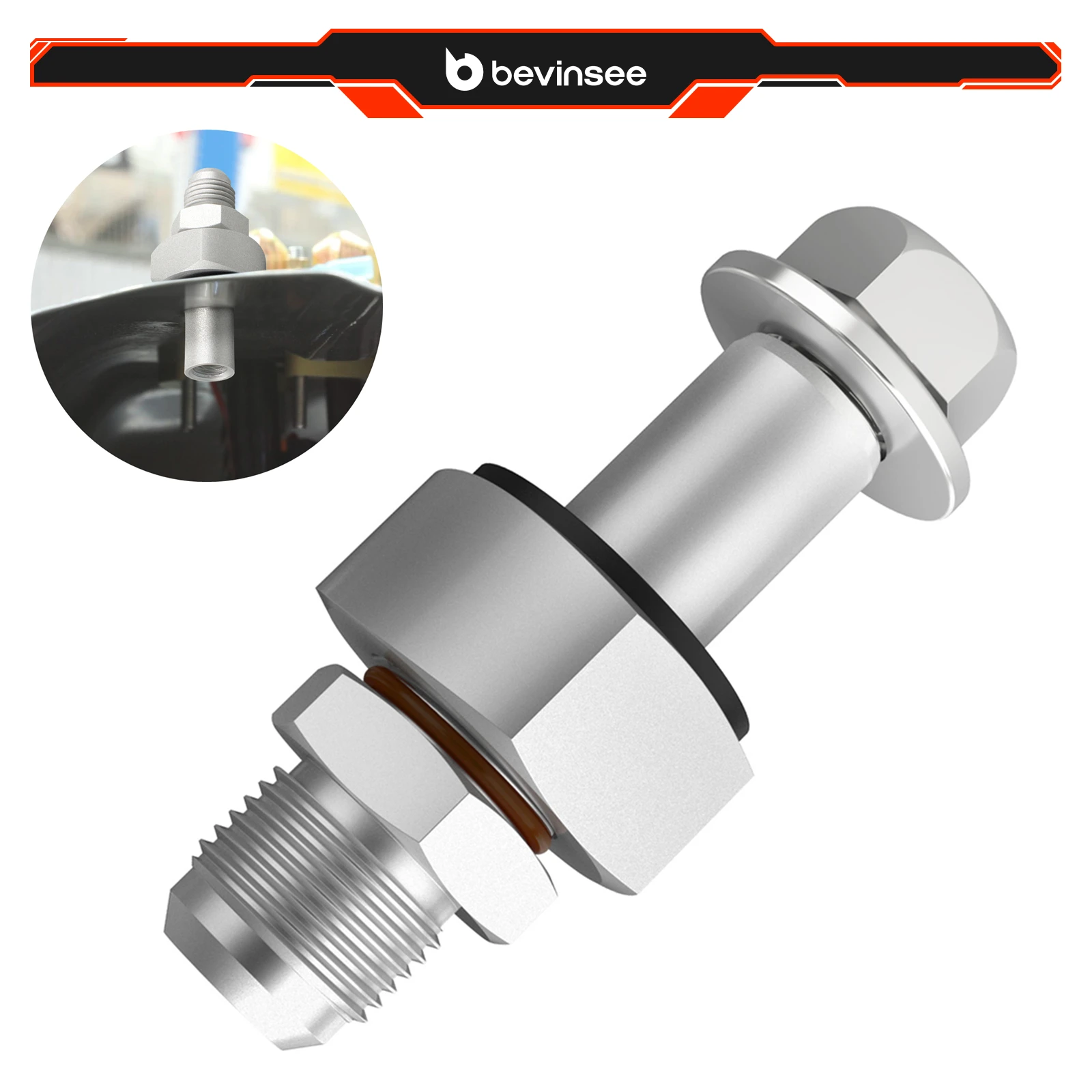 

Universal Aluminum Alloy Fuel Tank Return Line Bung Kit-8AN