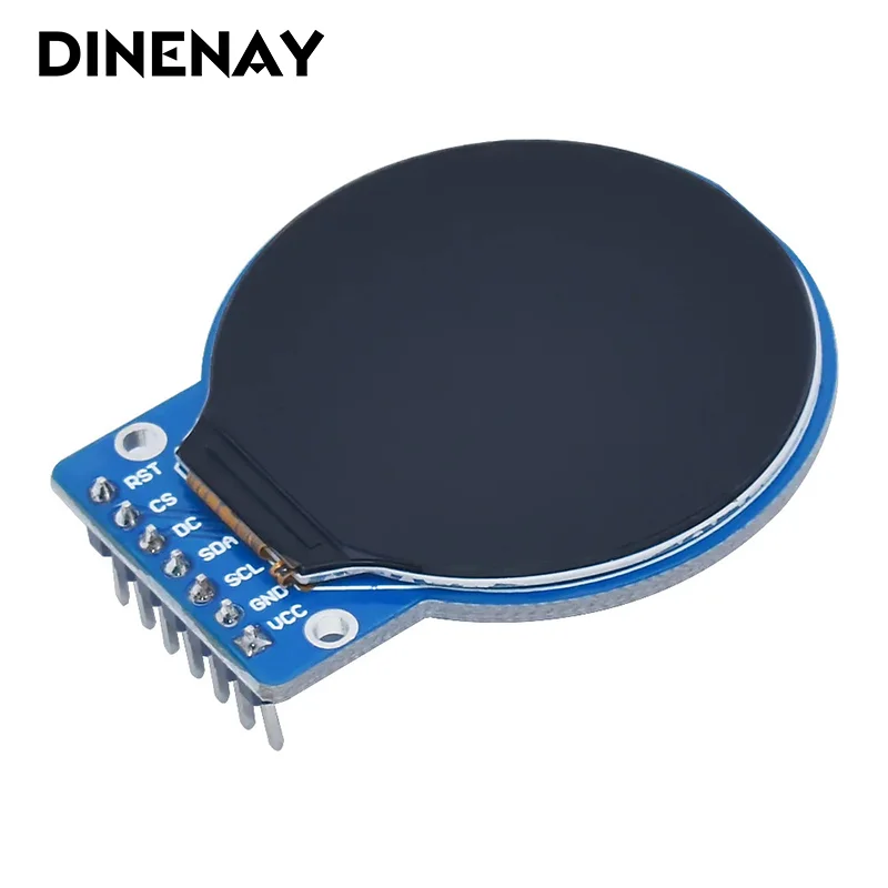 

TZT TFT Display 0.71 Inch TFT LCD Display Module Round Driver SPI Interface Screen LCD Serial Port Round Screen SPI Display
