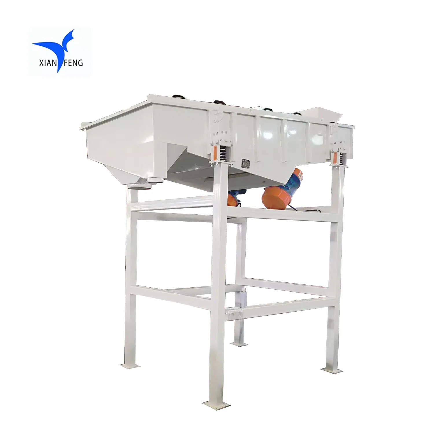 Large Capacity Linear Steel Vibrating Screen Machine New Multi-layer Fine Sand Sieve Straight-Line for Ore Essential Motor