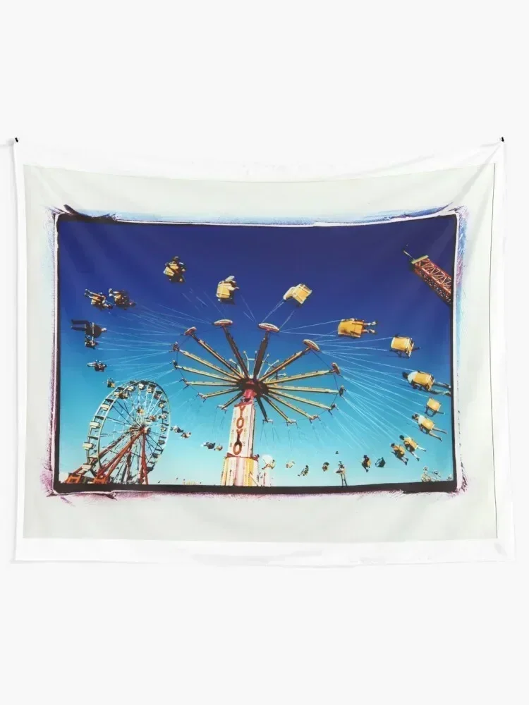 YOYO Kansas State Fair Midway Ride Tapestry Home Decoration Hanging Wall Tapestry