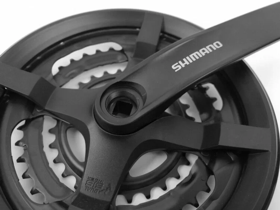 SHIMANO TOURNEY TY - MTB Crankset Groupset include FC-TY301 42T 48T 170mm  175 mm 3x6/7/8 speed and Bottom Bracket Original