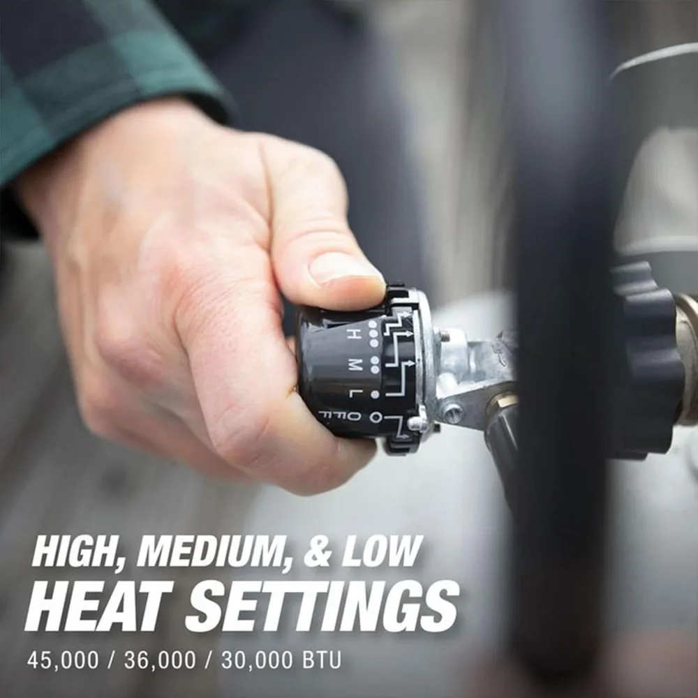 سخان بروبان محمول بزاوية 540 درجة مع مخرج 45,000 وحدة حرارية بريطانية للاستخدام الخارجي #3