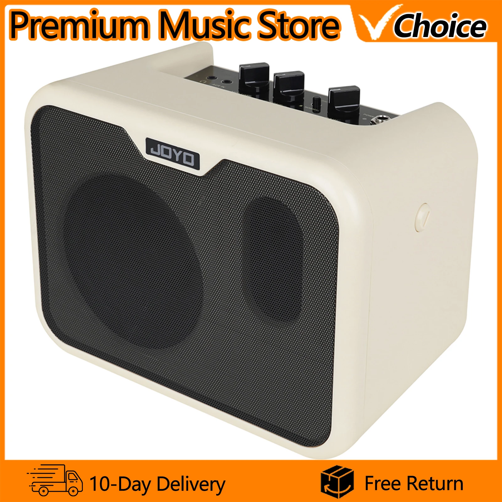 

Electric Bass Audio Amplifier Musical Instrument Accessories Portable Rechargeable AMP Speaker for Electric Acoustic Guitar Bass