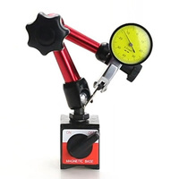0-0.8mm 0.01mm analog Level Gauge Scale Precision dial test indicator Universal Flexible Magnetic Base stand holder