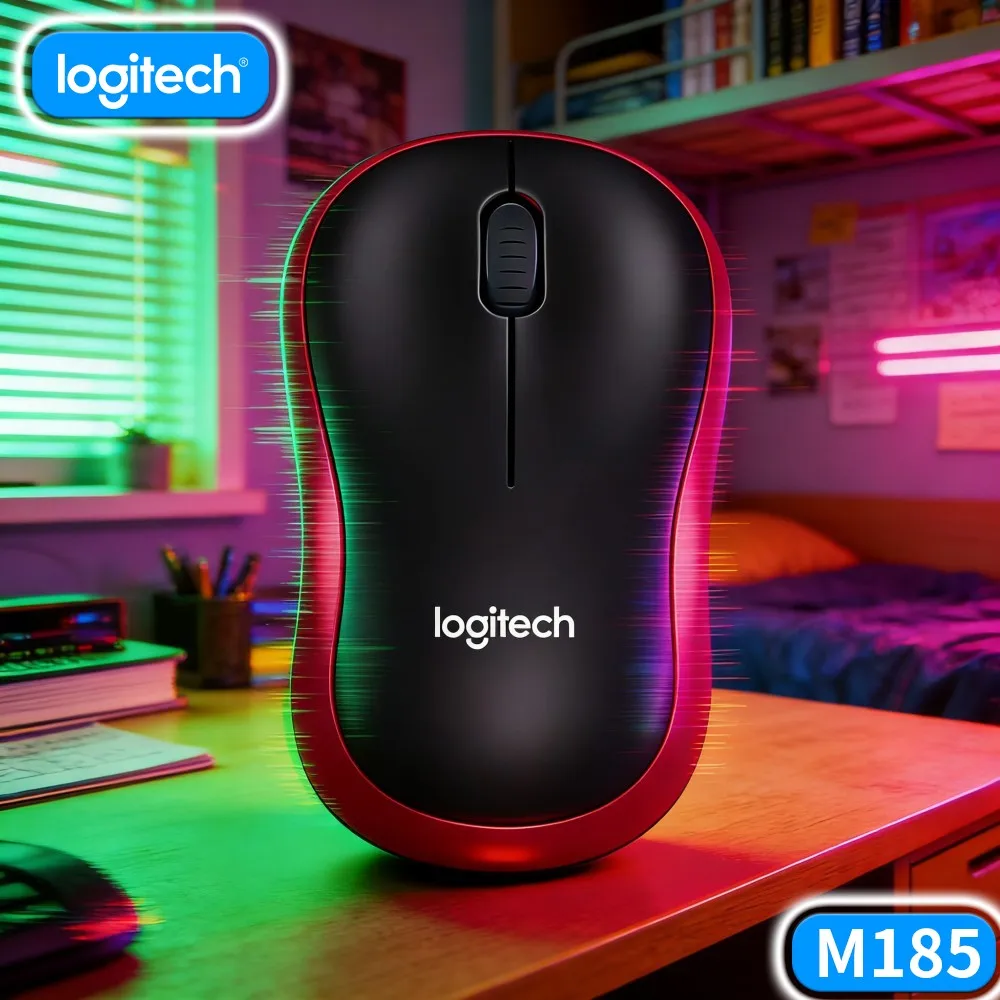 Logitech M185 Student Online File Edit Revise Mouse Wireless Smooth Cursor For Document Adjust Work