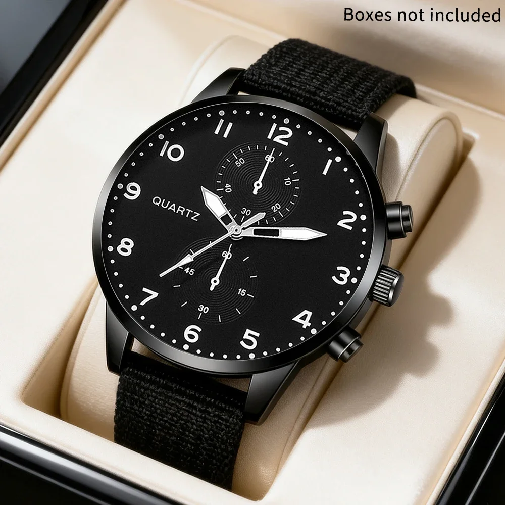 men's watch and accessories set, stylish and casual, featuring the latest trendy design, making it an ideal gift choice