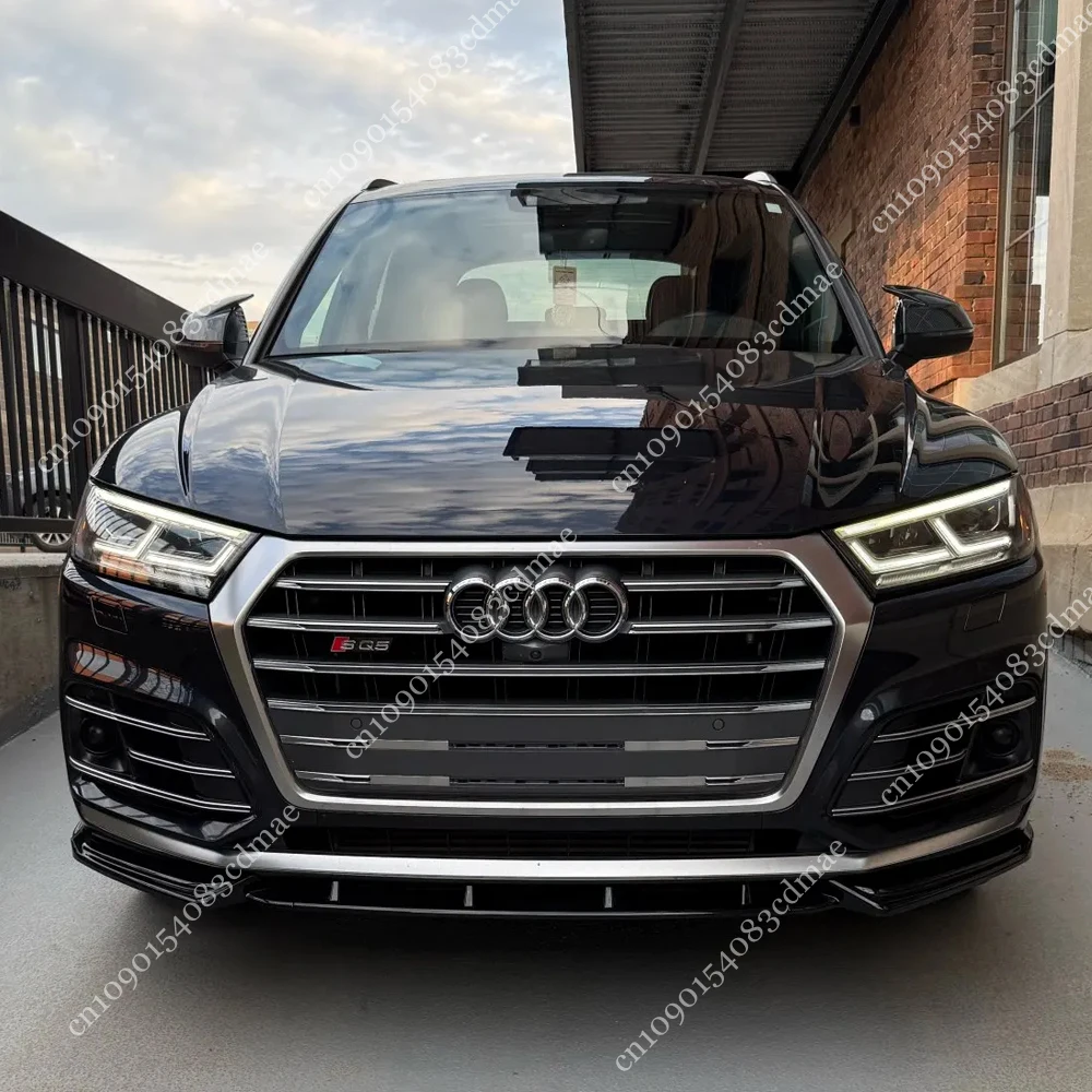 

Для Audi Q5 SQ5 FY Sline 2018 2019 2020, предварительно подъемный передний бампер, спойлер, диффузор, сплиттер, ABS, глянцевый черный обвес, тюнинг