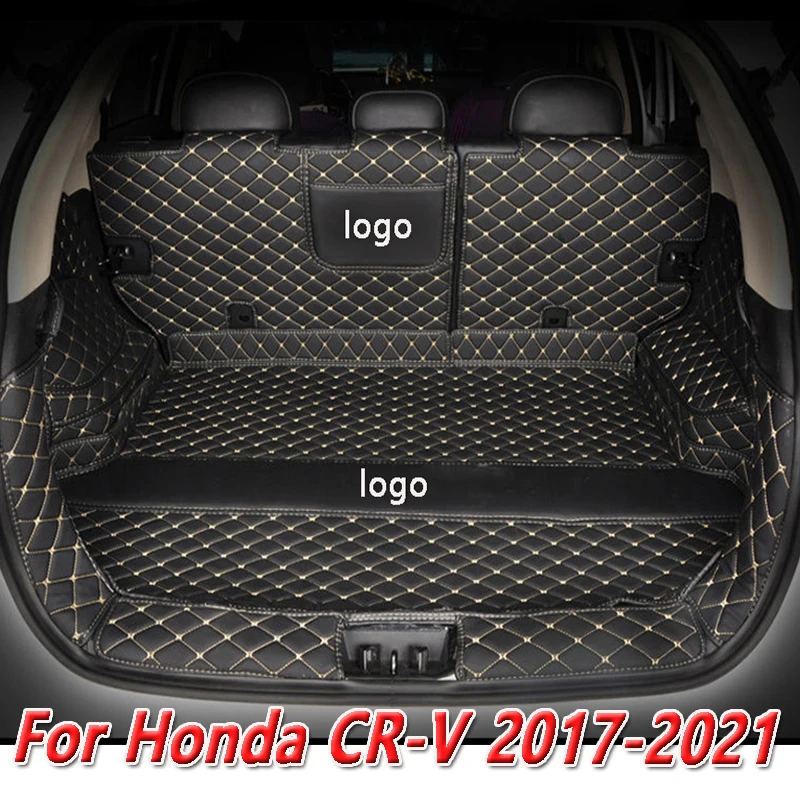 

Custom Leather Car Trunk Mats For Honda CR-V 2017-2021 Rear Trunk Floor Mat Tray Carpet