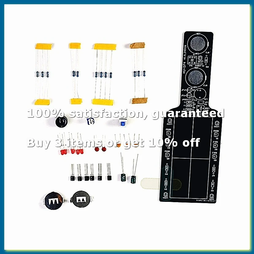 DIY Metal Detector Electronic DIY Kit Simple Metal Locator Loose Parts Set Circuit Board Making Soldering Practice Kit-DTB3