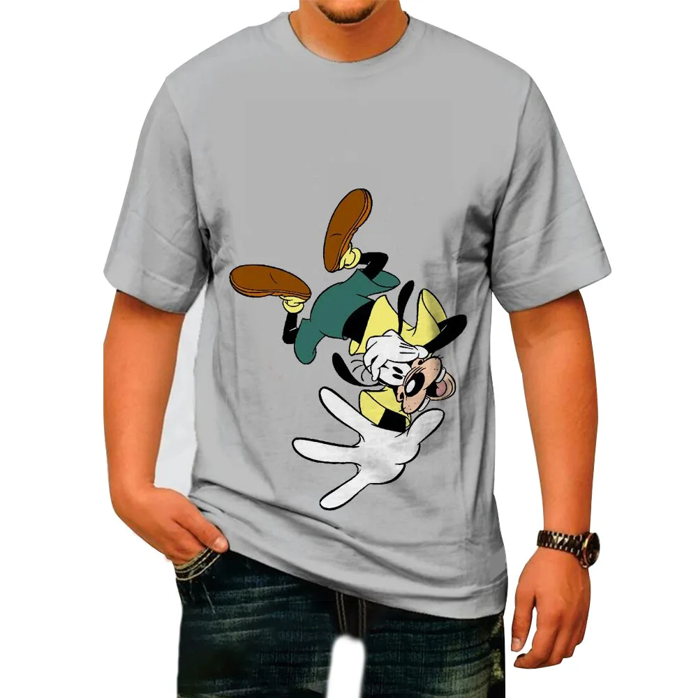 Goofy Summer Disney T-Shirts Goofy Cartoon Anime 3D Print Streetwear Men Women Fashion T Shirt Goofy Tees Tops