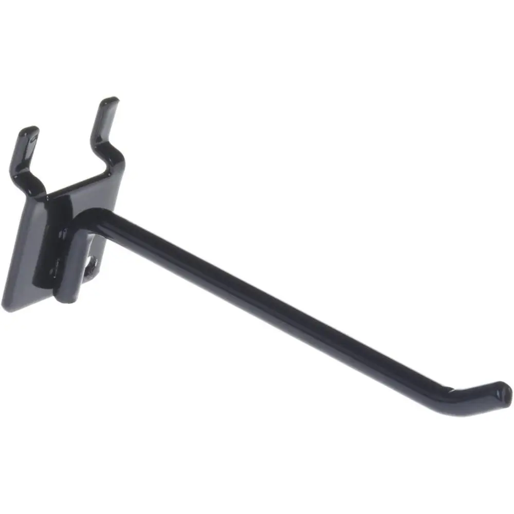 

Sixty 4-Inch Black Steel Peg Hooks for Pegboard