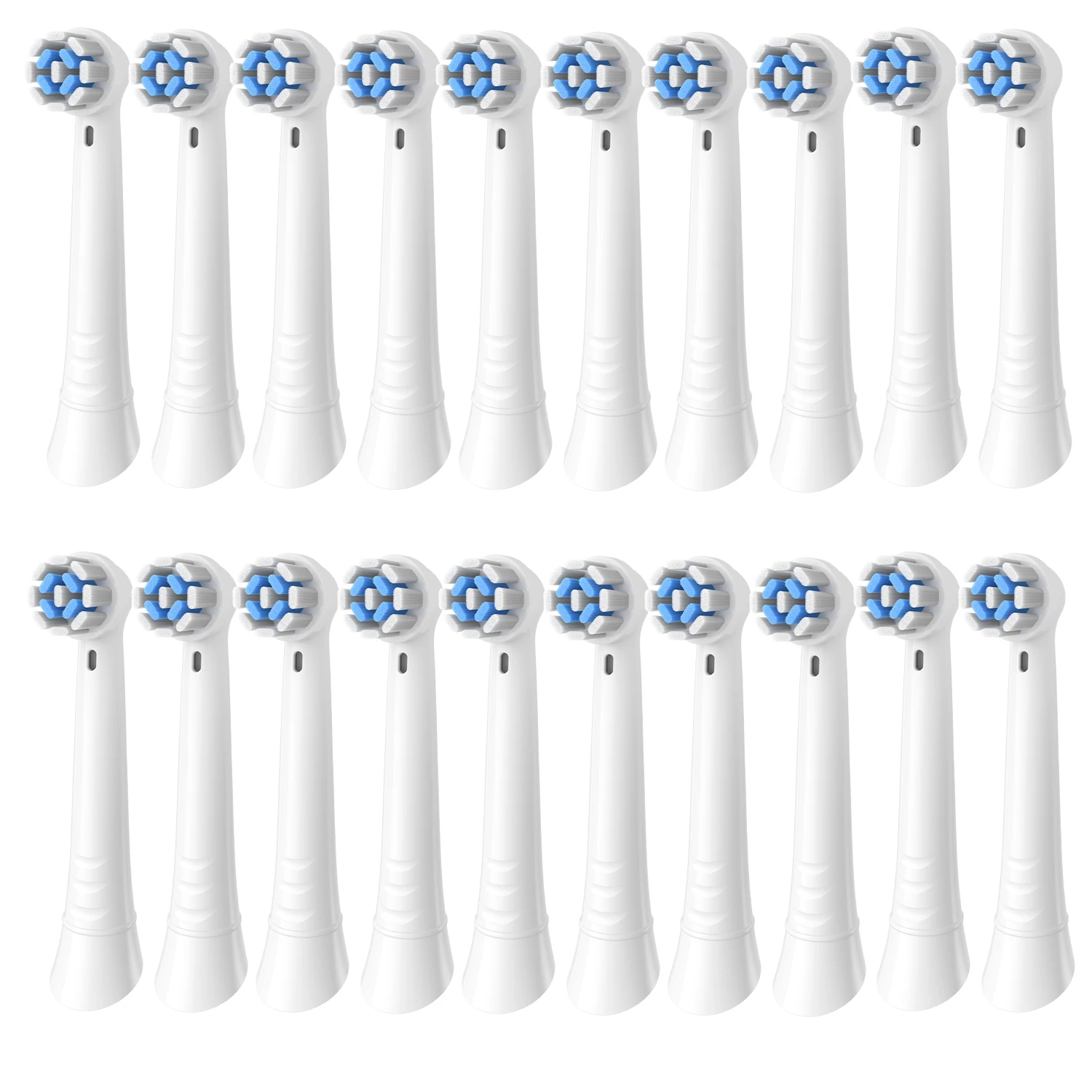4/8/12/16/20-pack vervangende opzetborstels compatibel met Oral B iO, borstelkoppen voor Oral-B iO 2/3/4/5/6/7/8/9/10/7G-serie