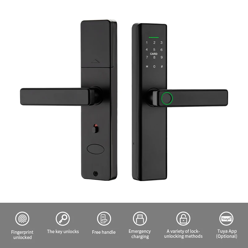 

Smart Fingerprint Lock High Security Easy Installation Best Seller Bluetooth Enabled Fingerprint Lock Smart Lock for Apartment