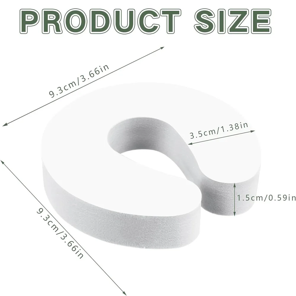 6 Piece Set of Soft Foam Door Stopper Anti-pinch Door Stopper Anti-pinch Guard Protector Child Safety Door Stopper Soft Foam Pad