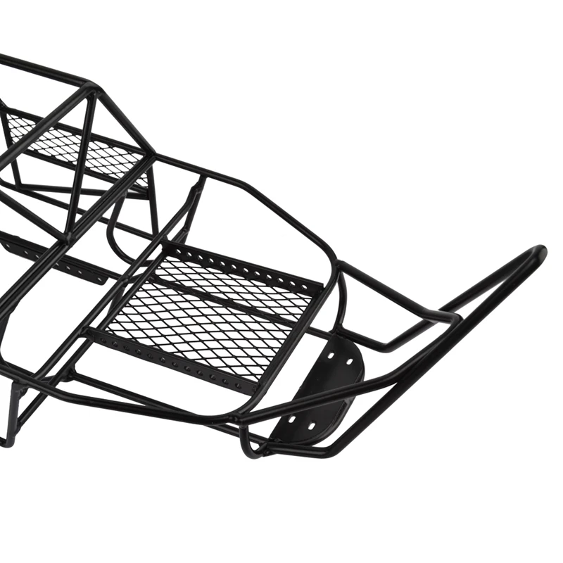 Steel Roll Cage Frame Body Black Chassis For Axial SCX10 90027 90022 1 / 10 RC Rock Car Crawler Climbing Truck Parts