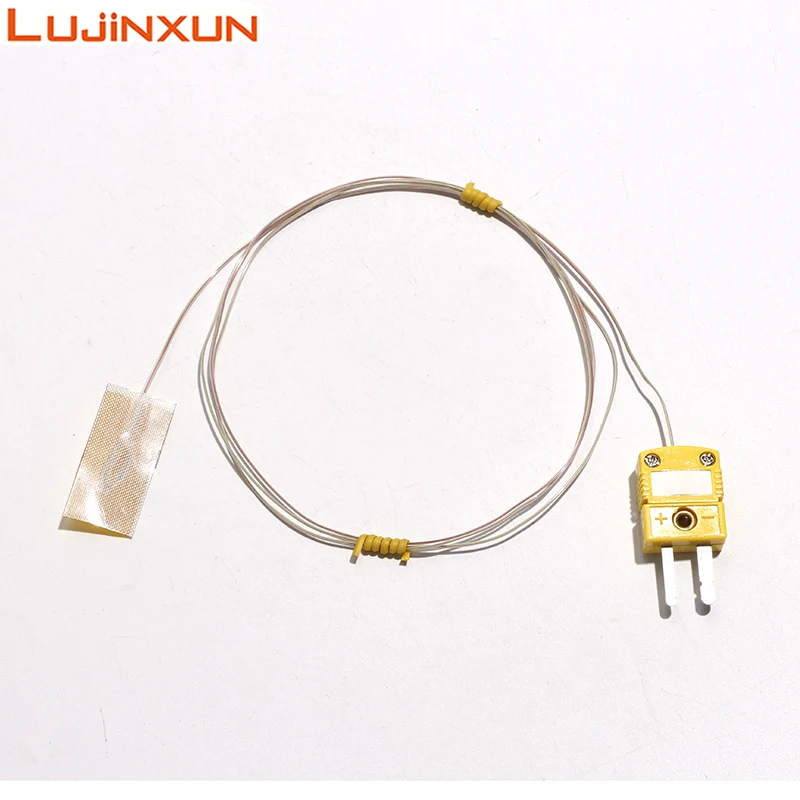 

LUJINXUN TT-K-30-SLE K Type Thermocouple Probe with Plate High Precision PTFE Wire Length 0.5M-3M with Plug 1pc