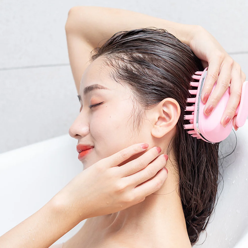 

Водостойкая электрическая щетка для шампуня, массажная расческа для кожи головы, силиконовые насадки, вибрация, предотвращает выпадение волос, уверенность, подарок