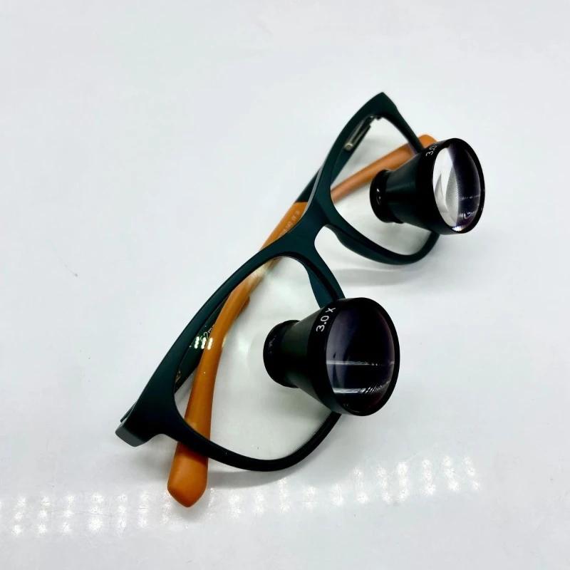 Dental Loupes 2.0X/3.0X Ergonomic Embedded Surgical Loupes with Optical Lens Optional Pupillary Distance