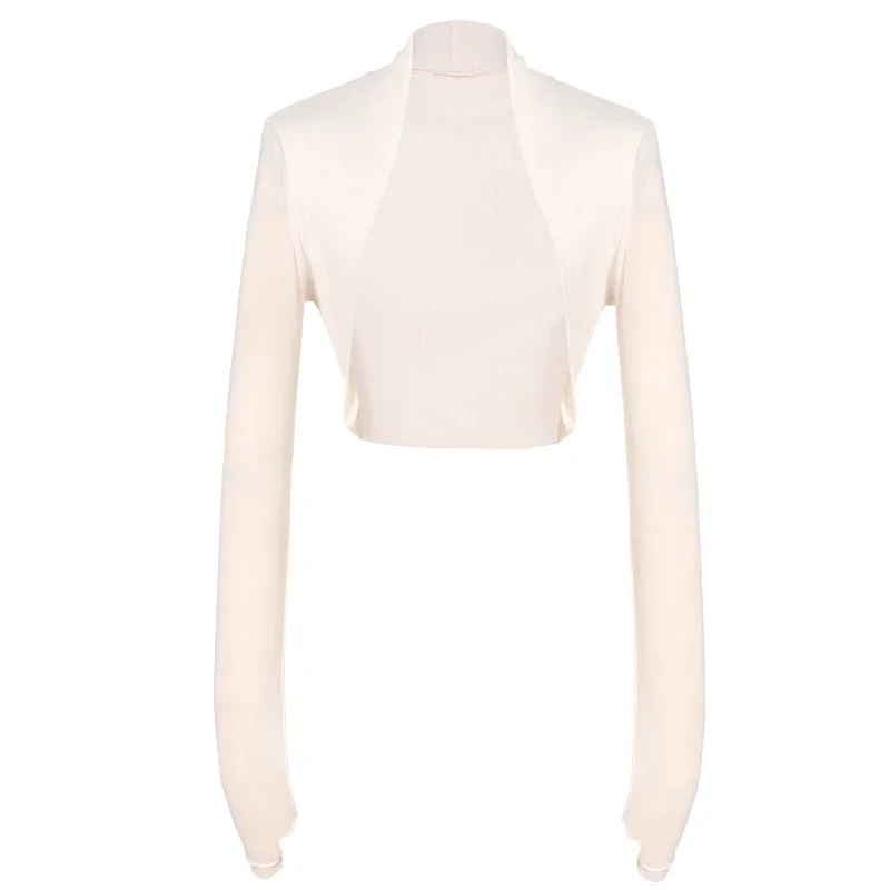 Cardigan de danse de Ballet pour femmes, châle en maille, hauts d'extérieur pour pratique de danse