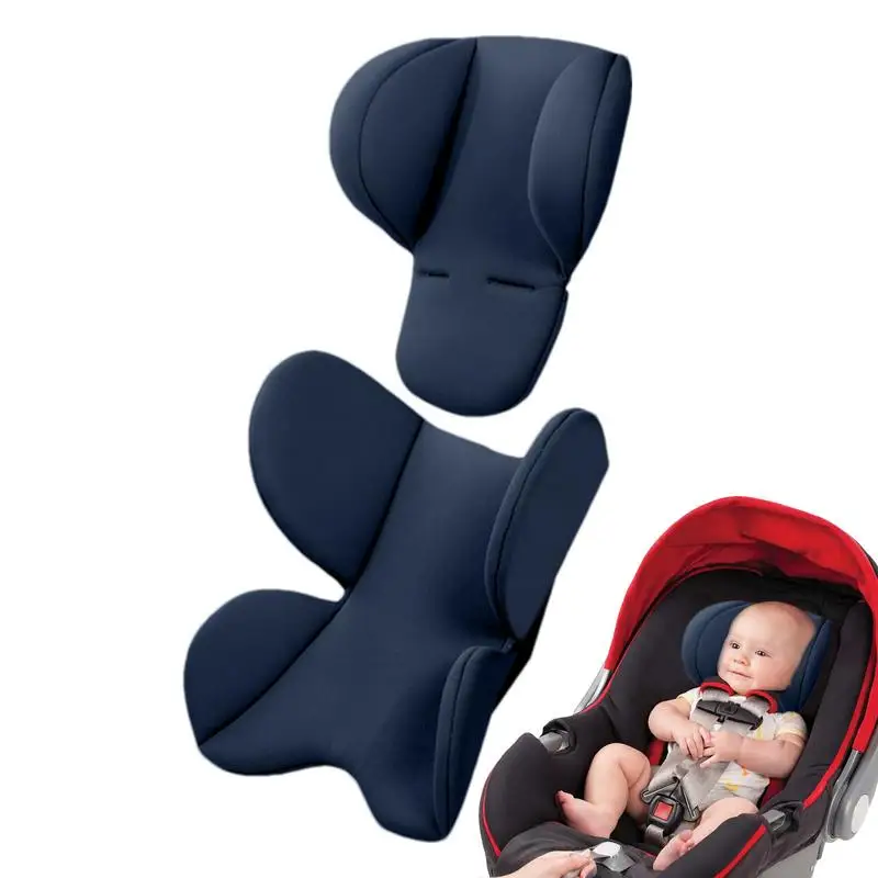 Baby Stroller Cushion Carseat Head & Body Support Head Neck Seat Insert Pad Body Support Headrest For Carseats Pushchair Pram