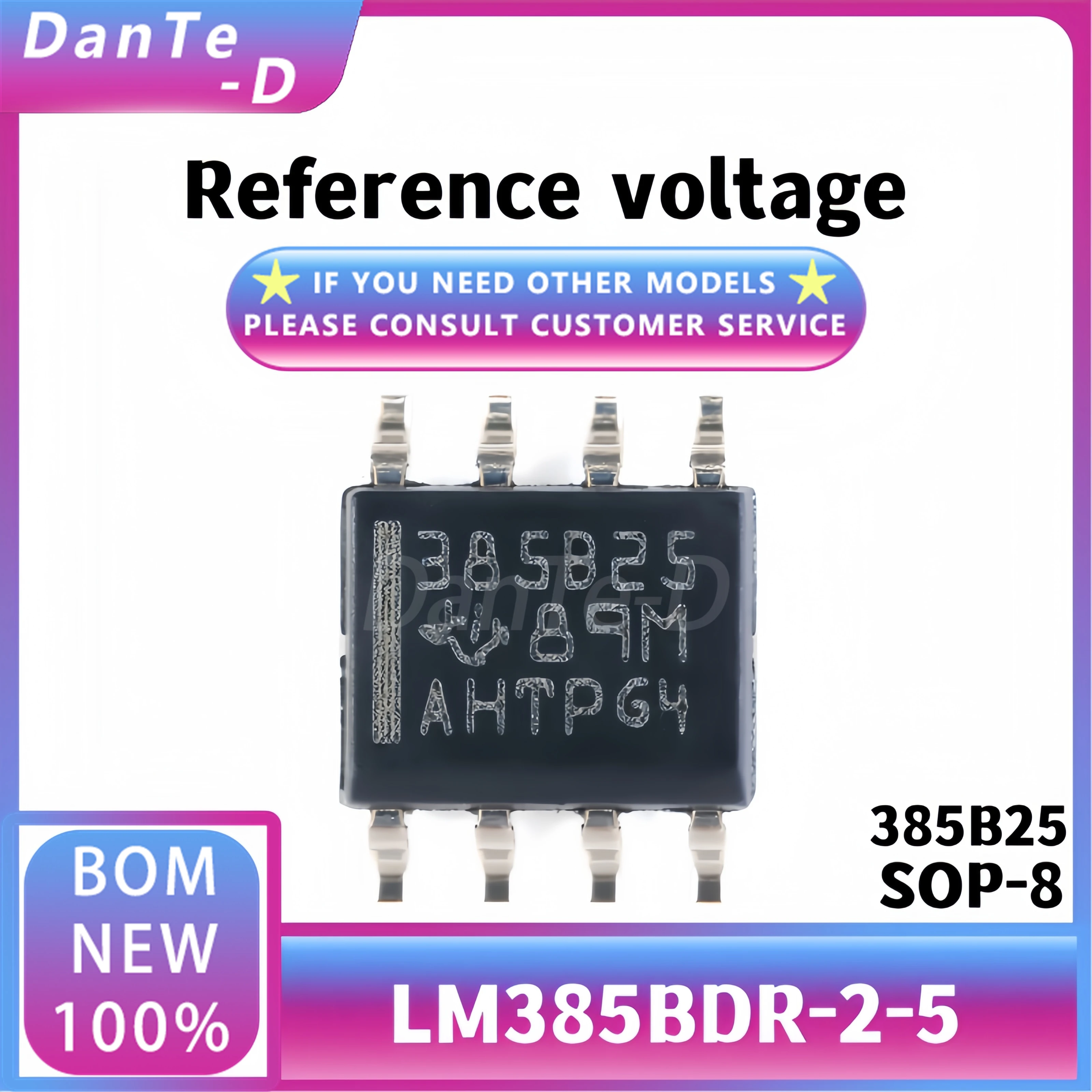 LM385BDR-2-5 package SOP-8 385B25 micro power voltage reference IC original authentic