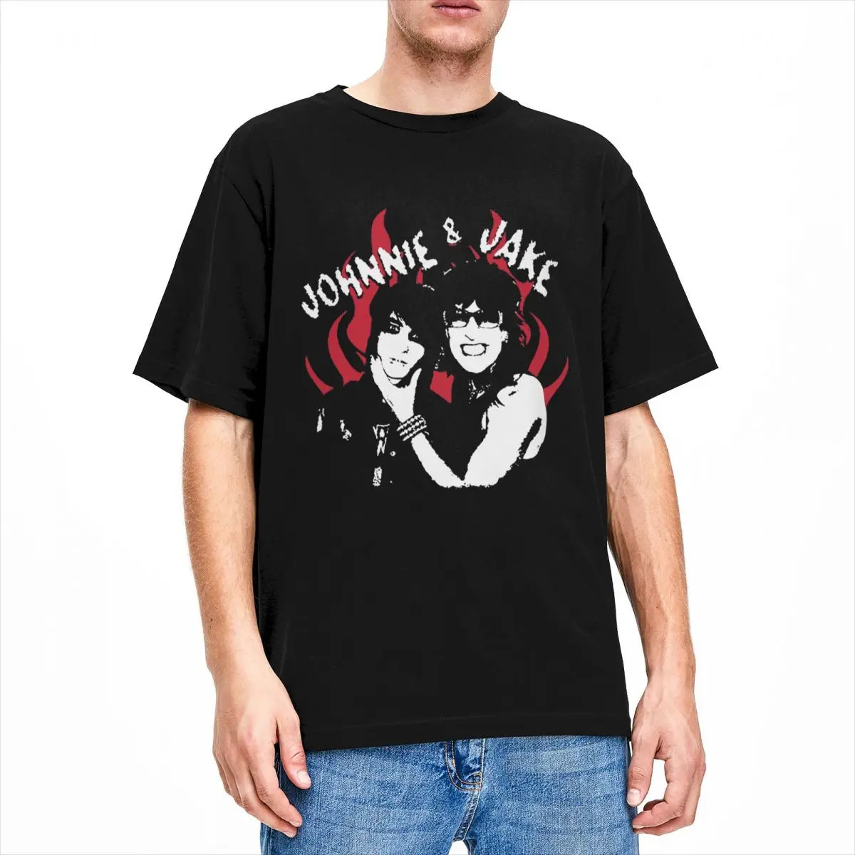 Men Women's Jake Webber Johnnie Guilbert Shirt Apparel Cotton T-shirt Clothing Fashion Tee Shirt Printed