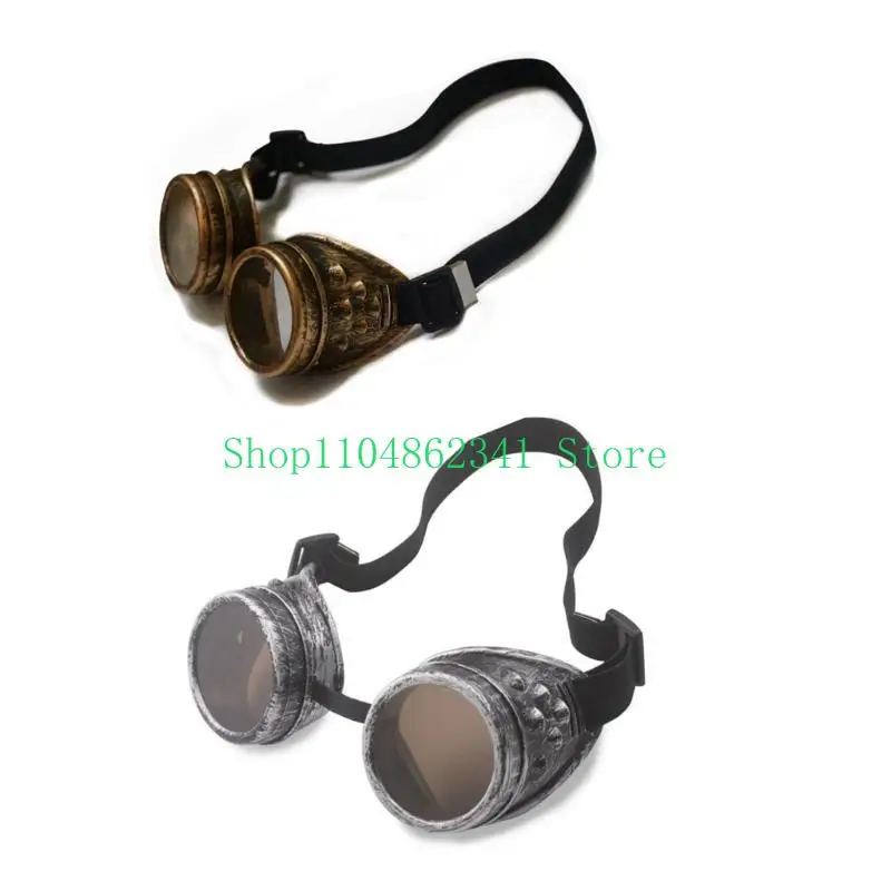 5ASD Retro Steampunk occhiali occhiali da sole vintage occhiali cyber goggles occhiali punk