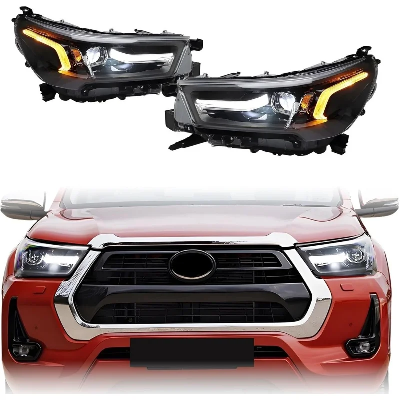 LED Automotive Front Headlight for Toyota Hilux 2021 2022 2023 2024